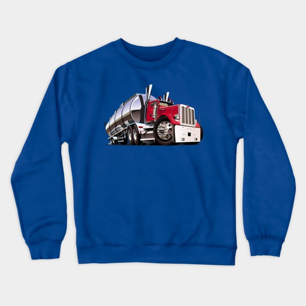 Cartoon truck Crewneck Sweatshirt by Mechanik